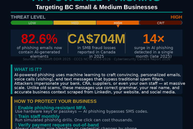 June 2026 BC Cyber Alert — AI-Powered Phishing targeting BC residents and Okanagan businesses